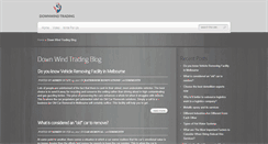 Desktop Screenshot of downwindtrading.com